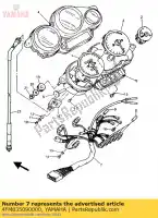 4FM835090000, Yamaha, conjunto de cabo de tomada yamaha yzf fzr yzfr yzfsp fzrr 750 600, Novo