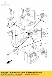 Here you can order the stop switch assy from Yamaha, with part number 3D9825300000: