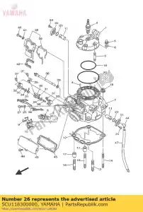 yamaha 5CU118300000 link assy - Il fondo