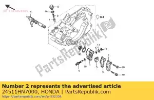 Honda 24511HN7000 placa, mudar enseada - Lado inferior