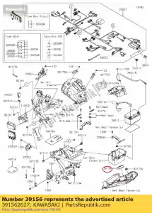 kawasaki 391562627 01 pad, z??cze diagnostycznediagnos - Dół