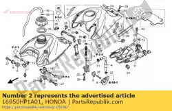Qui puoi ordinare nessuna descrizione disponibile al momento da Honda , con numero parte 16950HP1A01: