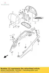 Ici, vous pouvez commander le couverture, passager h auprès de Suzuki , avec le numéro de pièce 4620110GD0YBA: