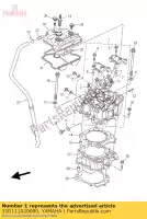 33D111020000, Yamaha, conjunto de cabeça de cilindro yamaha yz 450 2010 2011 2012 2013, Novo