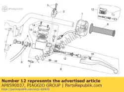 Ici, vous pouvez commander le kit de révision de pompe auprès de Piaggio Group , avec le numéro de pièce AP8590037: