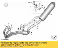 18518555689, BMW, silencioso traseiro bmw  700 800 2016 2017 2018, Novo