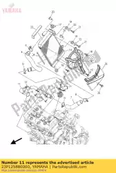 Aquí puede pedir manguera 5 de Yamaha , con el número de pieza 23P125880000: