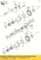 160850084, Kawasaki, versnelling, 31t kawasaki zzr  b gtr c d a f performance sport e zx1400 abs h j zzr1400 1400gtr zg1400 kact ninja zx14r brembo ohlins 1400 , Nieuw