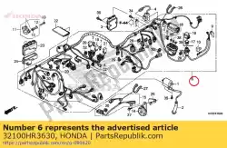 Aquí puede pedir mazo de cables de Honda , con el número de pieza 32100HR3630: