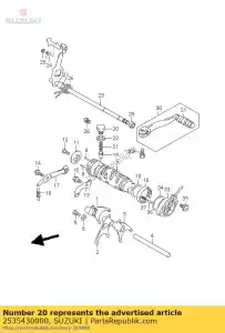 Suzuki 2535430000 supporto, spostamento - Il fondo