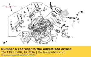 Honda 16211KZZ900 insulator,throttl - Bottom side