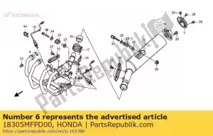 honda 18305MFPD00 geen beschrijving beschikbaar op dit moment - Onderkant