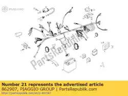 Tutaj możesz zamówić cewka od Piaggio Group , z numerem części 862907: