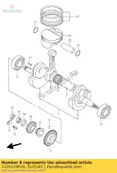 Here you can order the crankshaft,l from Suzuki, with part number 1226129F00: