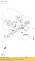 5931527C10, Suzuki, primavera, almohadilla suzuki dr  seu uh burgman ux sixteen se a dr350se dr650se lt a500f vinson 4x4 ux125 ux150 uh125a uh200a uh200 drz250 650 200 150 125 350 500 250 , Nuevo