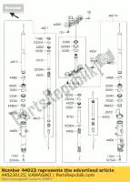 440230125, Kawasaki, cilinder-set-vork kawasaki ninja  sl z krt edition bx250 a abs b br250 f e 250sl z250sl 250 , Nieuw