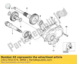 Here you can order the intermediate shaft from BMW, with part number 23217651374: