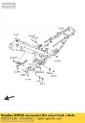 Here you can order the spacer lv1000-a1h from Kawasaki, with part number 92026S150: