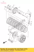 18P163820000, Yamaha, As, duwhendel yamaha  yfz yzf 450 2010 2011 2012 2013 2014 2015 2016 2017 2018 2019 2020 2021, Nieuw