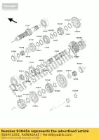 920451295, Kawasaki, Kogellagers, 83c356cd klx650-a kawasaki klx 650 1993 1994 1995 1996 1999 2001, Nieuw