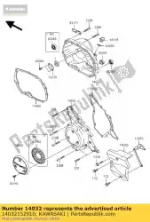 Here you can order the cover-clutch from Kawasaki, with part number 14032152910: