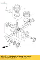 1221045G00000, Suzuki, pin suzuki lt r450 quadracer limited r450z 450 , New