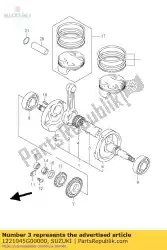 Here you can order the pin from Suzuki, with part number 1221045G00000: