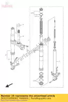 2KS231E00000, Yamaha, kit di copertura della guarnizione della forcella yamaha  yzf r 1000 2015 2016 2017 2018 2019 2020 2021, Nuovo