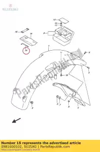 suzuki 0981600102 hexagon spanner - Bottom side