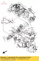 1TA135860000, Yamaha, junta, carburador 1 yamaha xv 1100 1989 1991 1992 1994 1995 1996, Nuevo