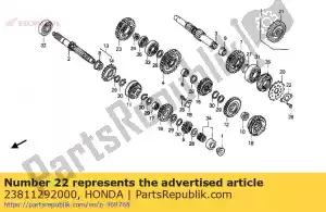 honda 23811292000 plate, drive sprocket fixing - Bottom side