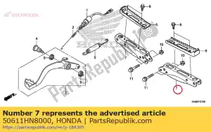 Honda 50611HN8000 soporte, paso - Lado inferior