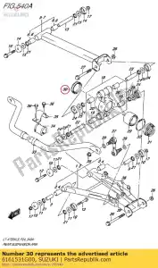 Suzuki 6161531G00 joint, moyeu arrière i - La partie au fond