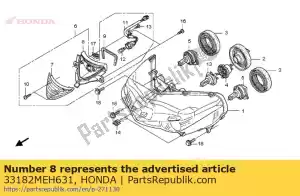 honda 33182MEH631 basis, positielicht - Onderkant