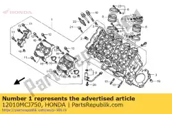 Tutaj możesz zamówić g? Owica, cylinder od Honda , z numerem części 12010MCJ750: