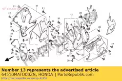 Aqui você pode pedir o nenhuma descrição disponível no momento em Honda , com o número da peça 64510MATD00ZN: