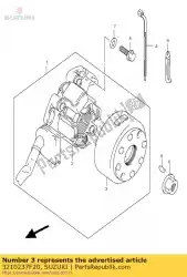 Ici, vous pouvez commander le rotor assy auprès de Suzuki , avec le numéro de pièce 3210237F20: