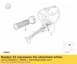 handremhendel, chroom (vanaf 06/2001) van BMW, met onderdeel nummer 32727682812, bestel je hier online: