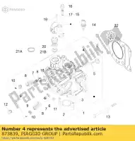 873839, Piaggio Group, Exaust valve     , New