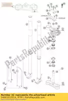 54801032014, KTM, bot.trip.cl.cpl. x = 14 mm / d = 60 mm ktm exc mxc sx sxs 125 200 250 2003 2004, Nowy