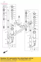 Aquí puede pedir cubrir de Yamaha , con el número de pieza 4SV2331G0000: