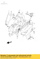 4418144G00YMD, Suzuki, deksel, brandstoftank suzuki gsr gsra 600, Nieuw