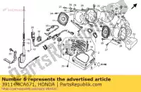 39114MCA671, Honda, verblijf, top onderdak honda gl 1800 2001 2002 2003 2004 2005 2006 2007 2008 2009 2010, Nieuw