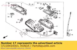 Here you can order the packing from Honda, with part number 37220KS4003: