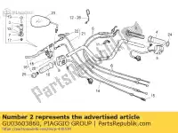 GU03603860, Piaggio Group, rura przepustnicy bez uchwytu r?cznego moto-guzzi california california alum tit pi cat california black eagle california classic touring california ev ev touring pi california ev pi cat california special sport california special sport al pi california vintage 1100 2001 2002 2003 2006 2009, Nowy