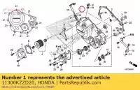 11300KZZD20, Honda, cubierta de montaje, r. caja del cigüeñal honda  crf 250 2013 2014 2015 2017 2018 2019, Nuevo