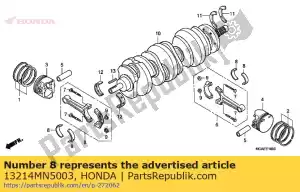 honda 13214MN5003 ?o?ysko a, korbowód (niebieski) (daido) - Dół