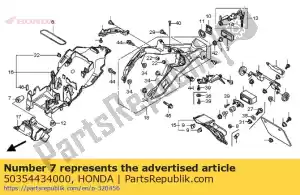 Honda 50354434000 borracha b, rolha - Lado inferior