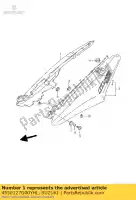 4550127G00YHL, Suzuki, bekleding, zitstaart suzuki dl vstrom  a au3 u3 dl650a v strom 650 , Nieuw