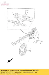 yamaha 5RWF58310000 disc, brake - Bottom side